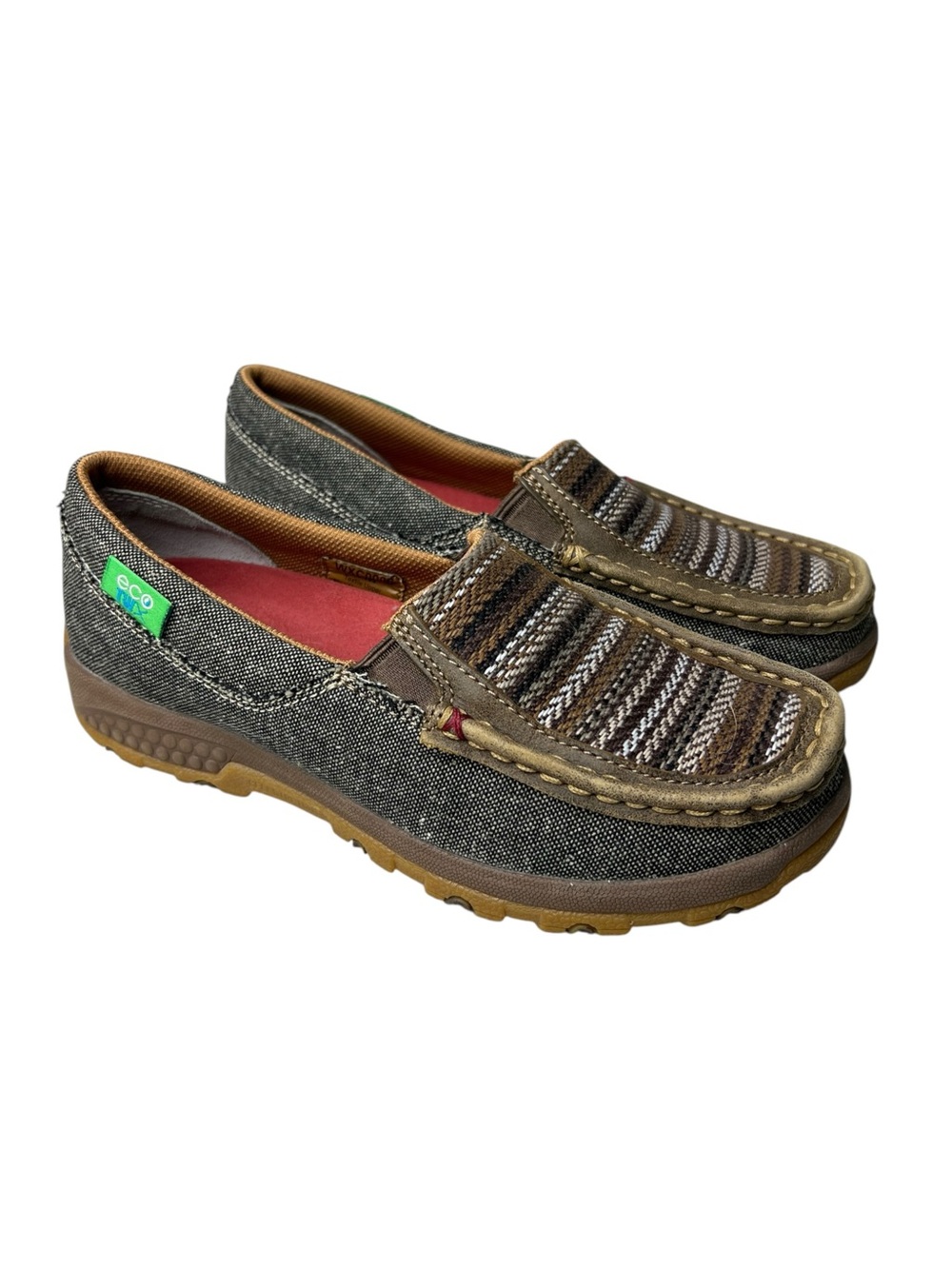 Twisted X Women’s ECO TWX Size 6 Slip On Driving Loafers EUC